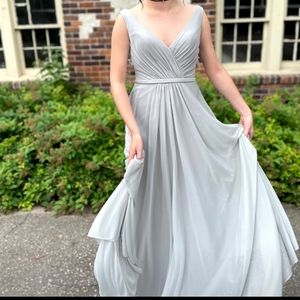 SIZE 4: Platinum Allure Bridesmaids Dress (1614)